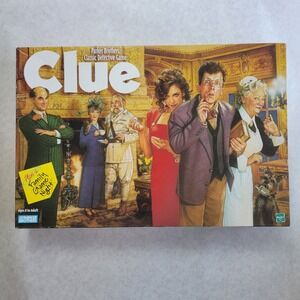 Vintage Clue Board Game 1998 Hasbro Parker Brothers Complete Crime Mystery